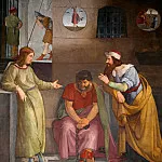 Иосиф в темнице толкует сны пекарю и слуге