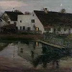 Франц фон Ленбах - Вечер в деревне