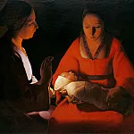 The Newborn Child , Georges de La Tour