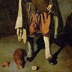 Hurdy-Gurdy-Player with dog, Georges de La Tour