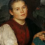 Эдуард Гертнер - Портрет сестры художника Агаты