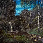 Готхард Кюль - Лесной пейзаж