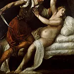 Tarquinius and Lucretia, Titian (Tiziano Vecellio)