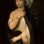 Portrait of young woman, Titian (Tiziano Vecellio)