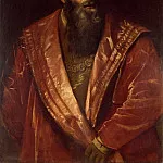 Titian (Tiziano Vecellio) - Portrait of Pietro Aretino