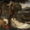 Titian (Tiziano Vecellio) - Jupiter and Antiope