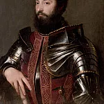 Portrait of a man in armor, Titian (Tiziano Vecellio)