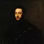 Titian (Tiziano Vecellio) - Portrait of a bearded young man