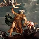 Abraham sacrifices Isaac, Titian (Tiziano Vecellio)