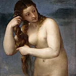 Venus Rising from the Sea , Titian (Tiziano Vecellio)