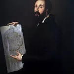 Portrait of painter Giulio Romano, Titian (Tiziano Vecellio)