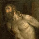 Titian (Tiziano Vecellio) - Christ Scourged (study)