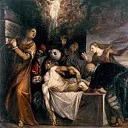 Burial of Jesus , Titian (Tiziano Vecellio)