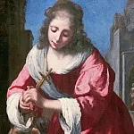 Saint Praxedis , Johannes Vermeer