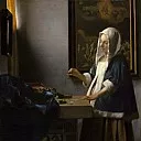 Johannes Vermeer - Woman Holding a Balance
