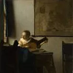 Johannes Vermeer - Woman with a Lute