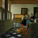 Johannes Vermeer - The music lesson