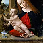 Leonardo da Vinci - Madonna and Child [Workshop]