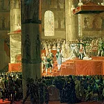The Coronation of the Empress Maria Fyodorovna , Horace Vernet