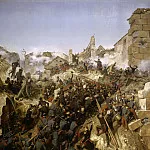 Siege of Constantine. Capture of the city, 13 October 1837, Horace Vernet