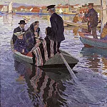 Паломники в лодке, Карл Вильгельмсон