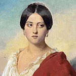 Portrait of an Italian girl, Franz Xavier Winterhalter