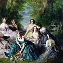 Empress Eugenie Surrounded by her Ladies in Waiting, Franz Xavier Winterhalter