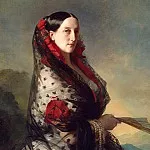 Portrait of Grand Duchess Maria Nikolaevna, Franz Xavier Winterhalter
