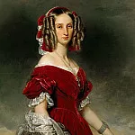 Louise, Queen of the Belgians , Franz Xavier Winterhalter