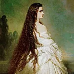 Франц Ксавьер Винтерхальтер - Елизавета, императрица Австрии и королева Венгрии (1837-1898 убита)