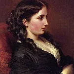 Girl in Profile, Franz Xavier Winterhalter