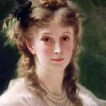 Франц Ксавьер Винтерхальтер - София Трубецкая (1838-96), графиня де Морни (фрагмент)