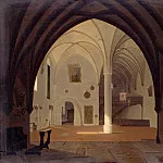 Юлиус Гюбнер - Интерьер приходской церкви в Партенкирхене