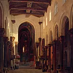Ян Баптист Лодевик Мас - Интерьер собора в Чефалу, Сицилия