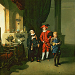 David Garrick with William Burton and John Palmer in The Alchemist by Ben Jonson, William Shakespeare Burton