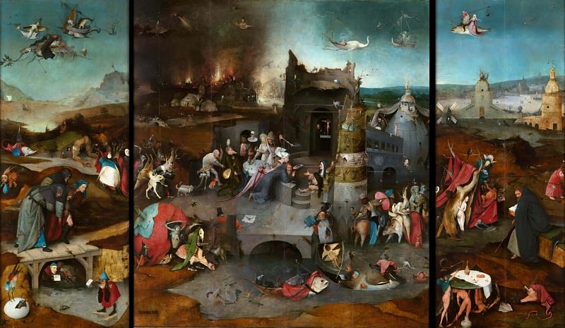The Temptation of Saint Anthony. Hieronymus Bosch