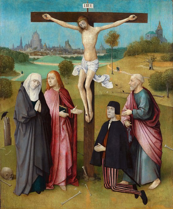 Calvary with Donor. Hieronymus Bosch