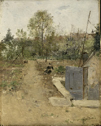 In the Garden 1875. Giovanni Boldini