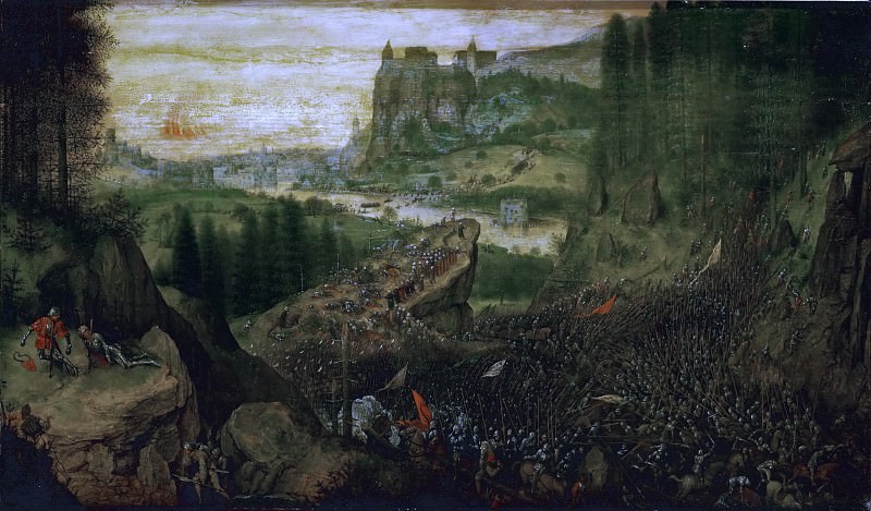 Suicide of Saul. Pieter Brueghel The Elder