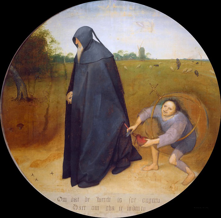 The Misanthropist. Pieter Brueghel The Elder