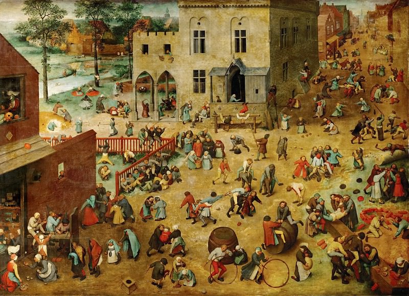 Childrens games. Pieter Brueghel The Elder