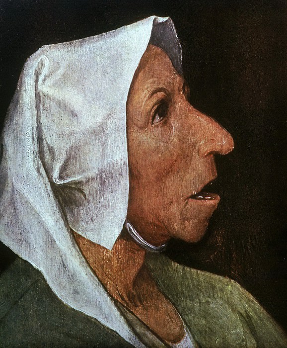 Old Woman. Pieter Brueghel The Elder