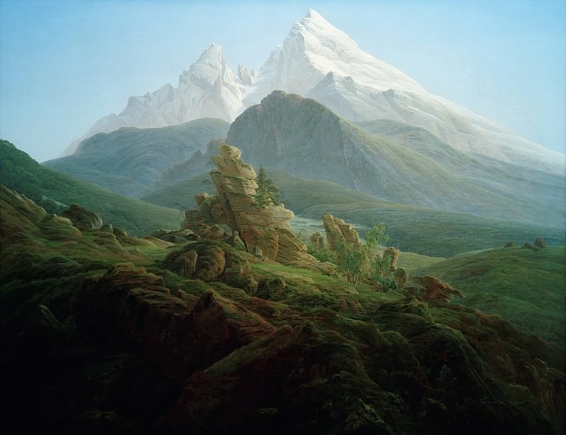 Гора Ватсманн. Каспар Давид Фридрих