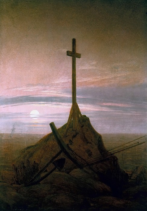 Крест на побережье Балтийского моря. Каспар Давид Фридрих
