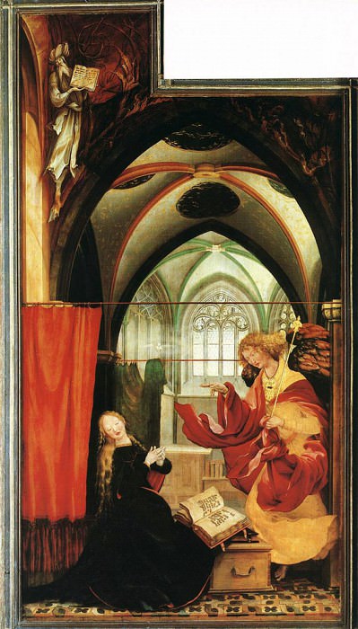 The Annunciation. Matthias Grunewald