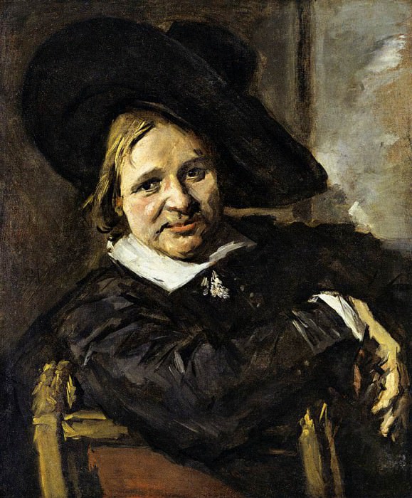 Портрет мужчины в широкополой шляпе, 1660-66. Франс Халс
