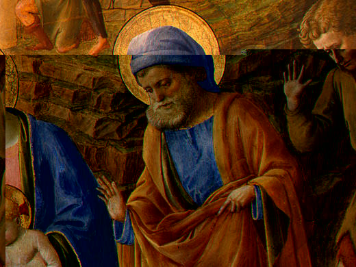 Поклонение волхвов, ок.1445 (фрагмент). Фра Филиппо Липпи