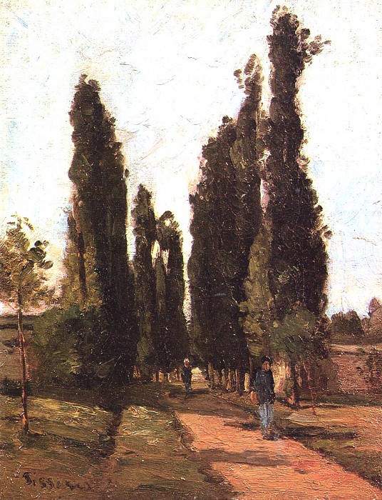Дорога. (1864). Камиль Писсарро