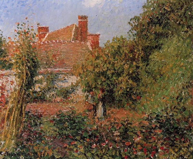 Огород в Эраньи после полудня (1901). Камиль Писсарро