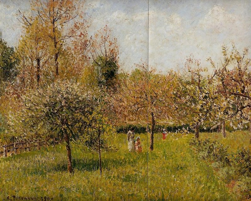 Весна в Эраньи (1900). Камиль Писсарро